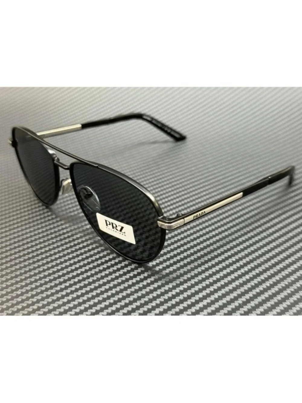 New PRADA Men Matte Black Sunglasses 60-16-145